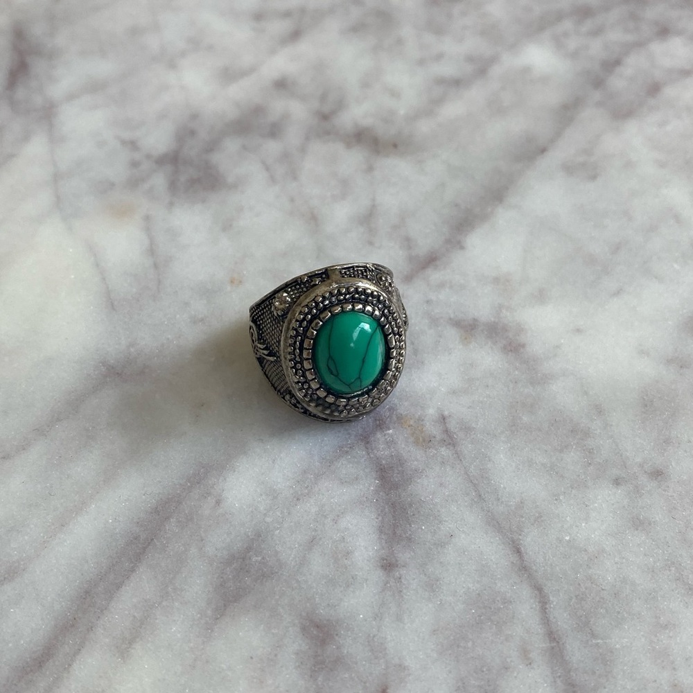 Vintage Turquoise Silver Ring